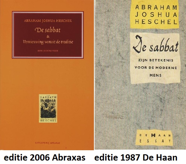 Verdiepingskring – ‘De Sabbat’ van Abraham Joshua Heschel